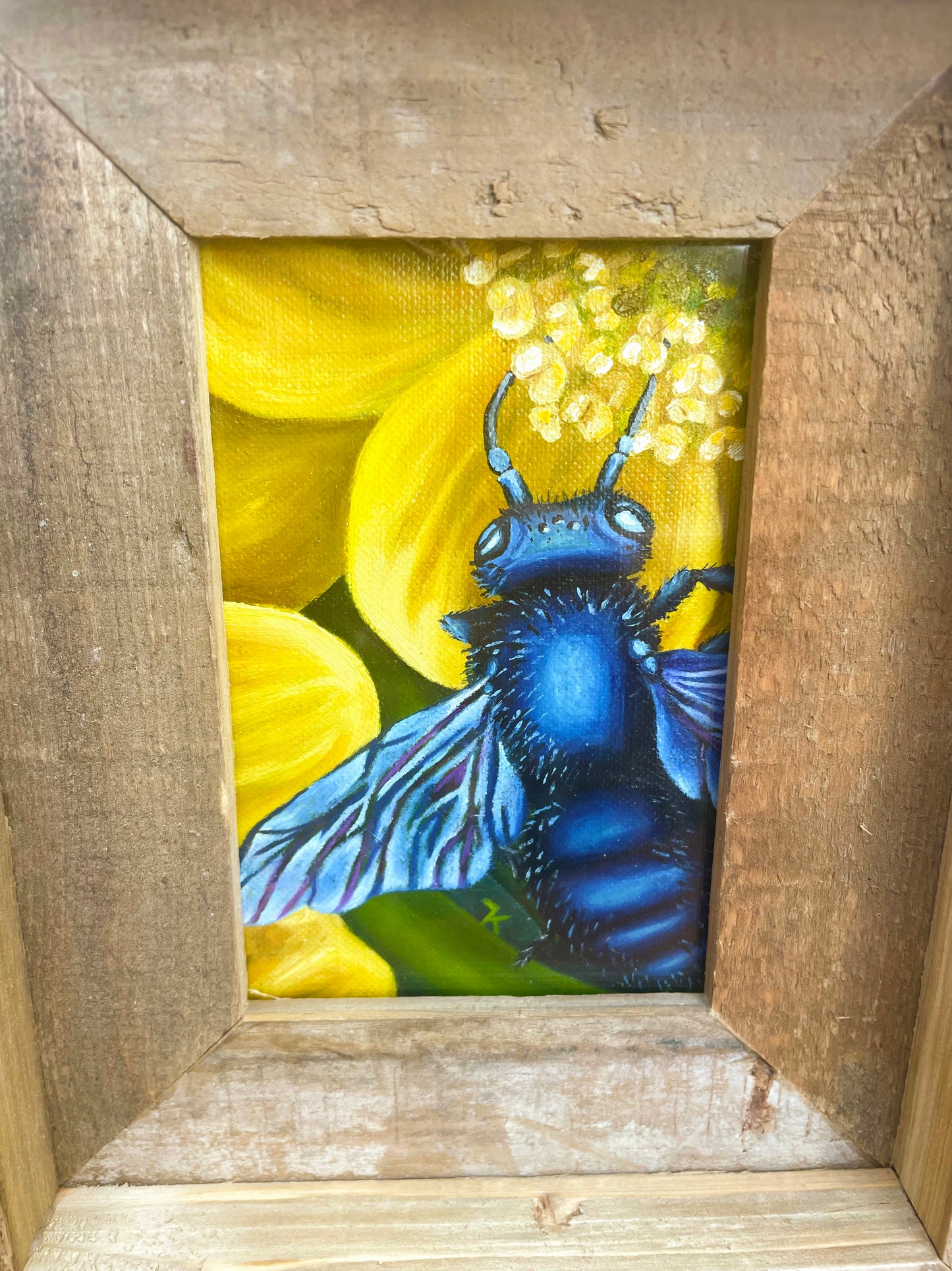 Orchard Mason Bee - Framed