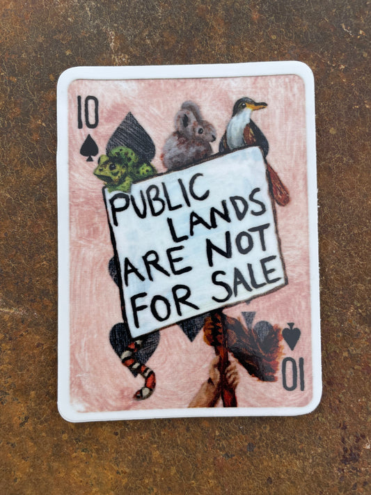 Public Lands Sticker