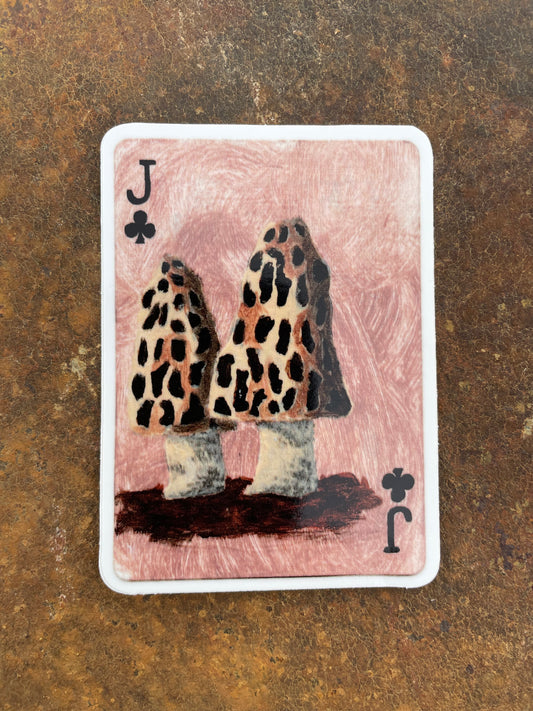 Morel Mushroom Sticker