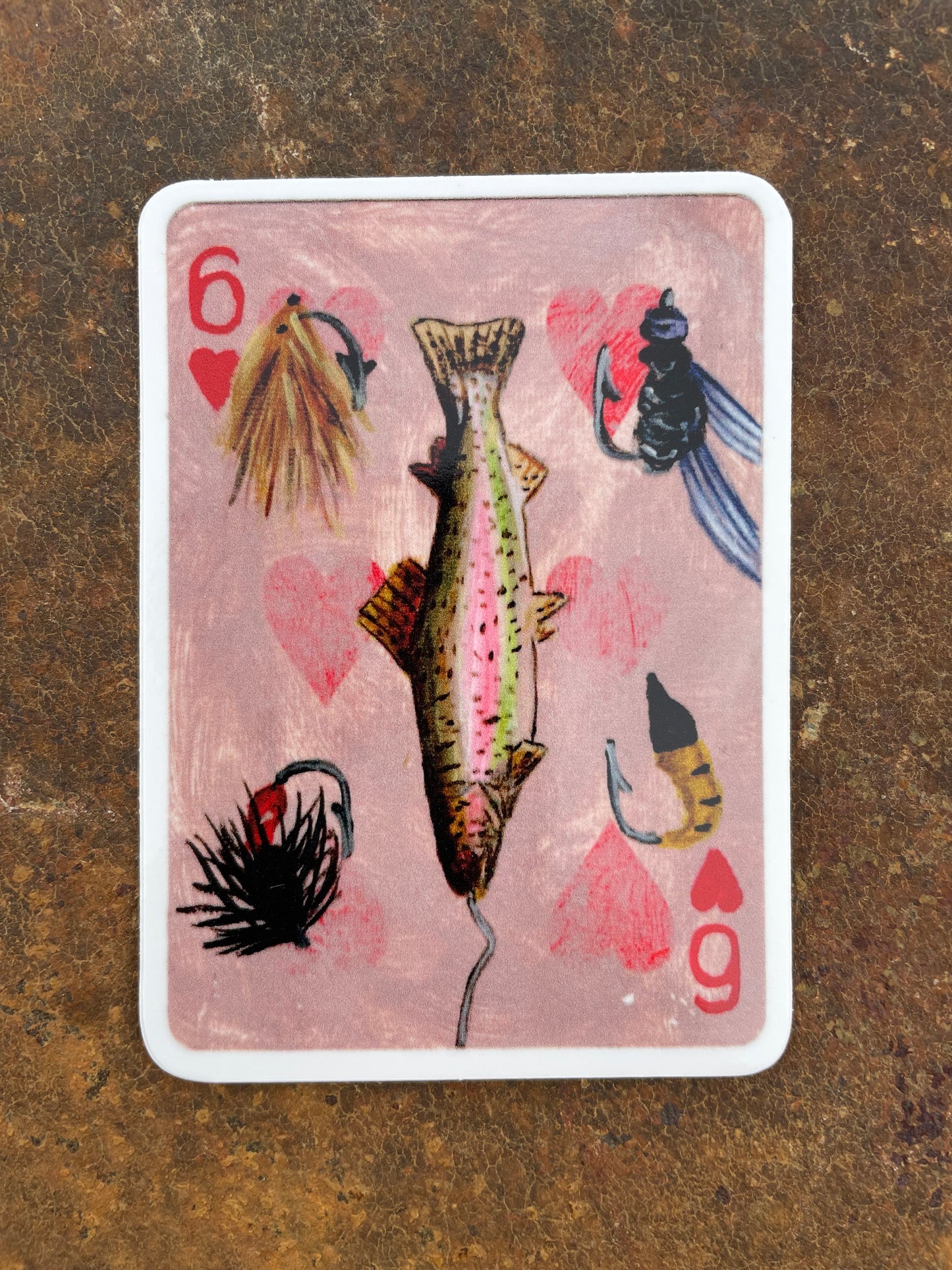 Rainbow Trout & Flies Sticker