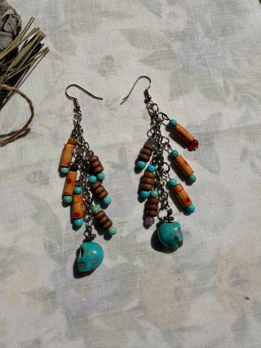 Skull Dangle Earrings